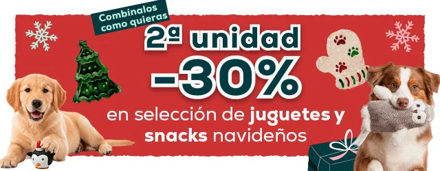 2ª unidad -30% en selección de juguetes navideños