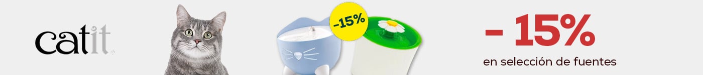 Catit: -15% en selección de fuentes