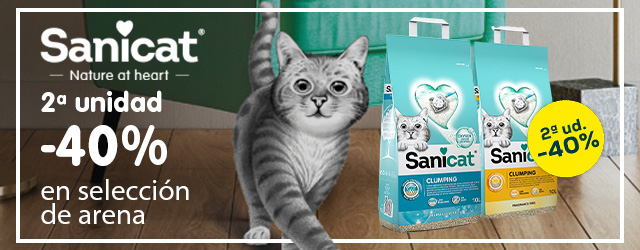 Sanicat: -40% en la 2ª unidad en selección de arena