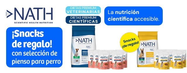 Nath: ¡Snack de regalo! con selección de pienso para perro Nath: ¡Snack de regalo! con selección de pienso para perro