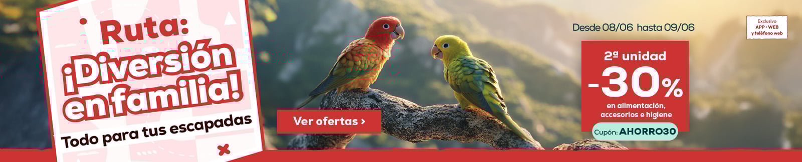 30% descuento en la segunda unidad