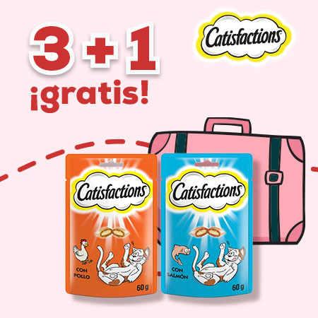 Catisfactions: 3 + 1 gratis en selección de snacks