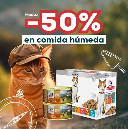 Hasta -50% en comida húmeda