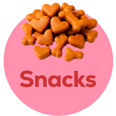 Snacks específicos para cachorros