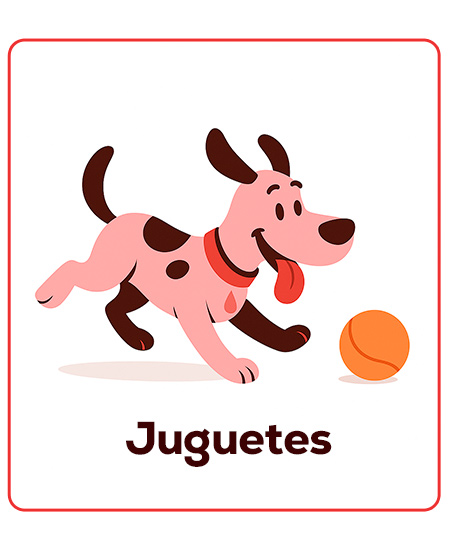 Juguetes especificos para cachorros