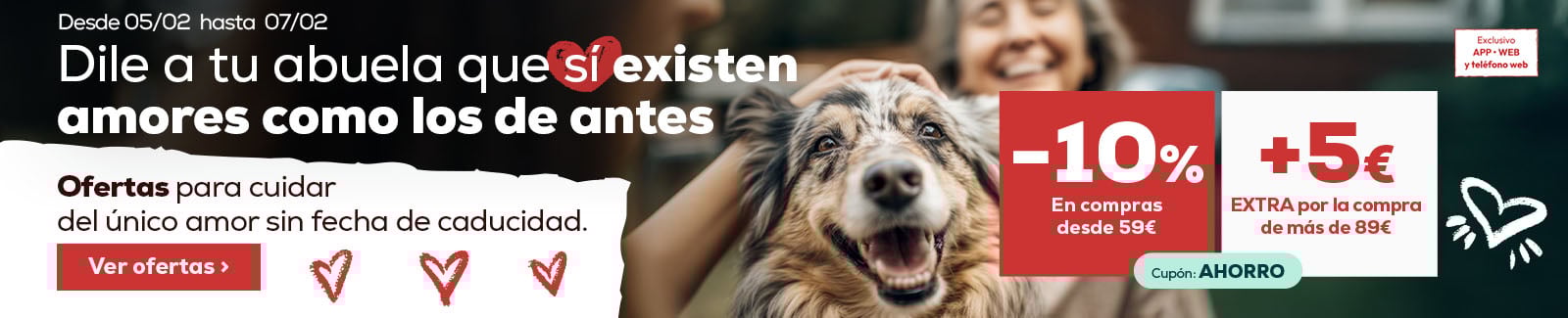 10% descuento en compras superiores a 59&euro;. Adem&aacute;s, si tu compra es superior a 89&euro;, te regalamos 5&euro; de descuento extra