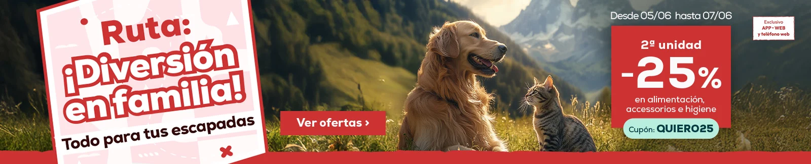 25% descuento en la segunda unidad