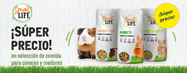 Small Life: Súper precio en selección de comida para conejos y roedores