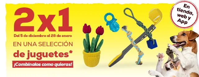 2 x 1 en selección de juguetes