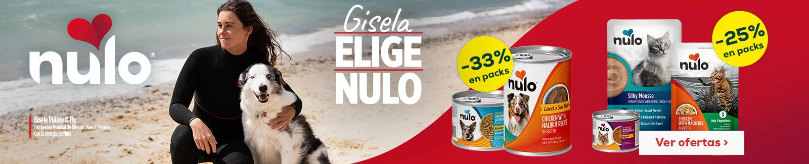 Nulo: -33% en selecci&oacute;n de comida h&uacute;meda para perro y -25% en selecci&oacute;n de comida h&uacute;meda para gato