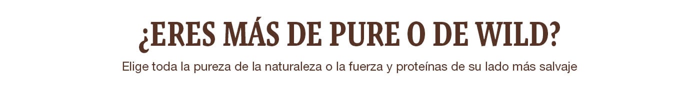 Conoce nuestras gamas para perro ¿Eres de más True Origins Pure o Wild?