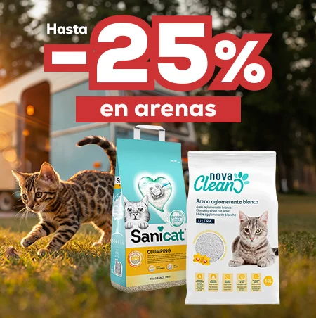 Hasta -25% en selección de packs de arenas