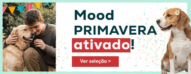 Bem-vinda primavera: Até -50% em ar livre e muda de pelo para cão