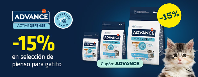 Advance: -15% en selección de pienso para gatito