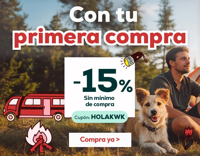 15% de descuento para tu primera compra. Regístrate y accede a tu descuento