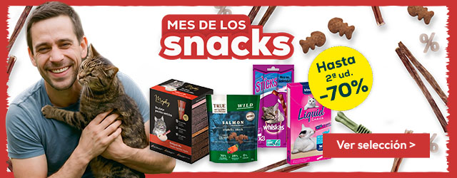 Mes de los snacks para gato