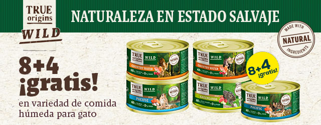 True Origins Wild: 8 + 4 gratis en variedad de comida húmeda para gato