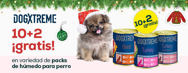 Dogxtreme:  10 + 2 ¡gratis! en variedad de packs de húmedo para perro 12 x 400 g