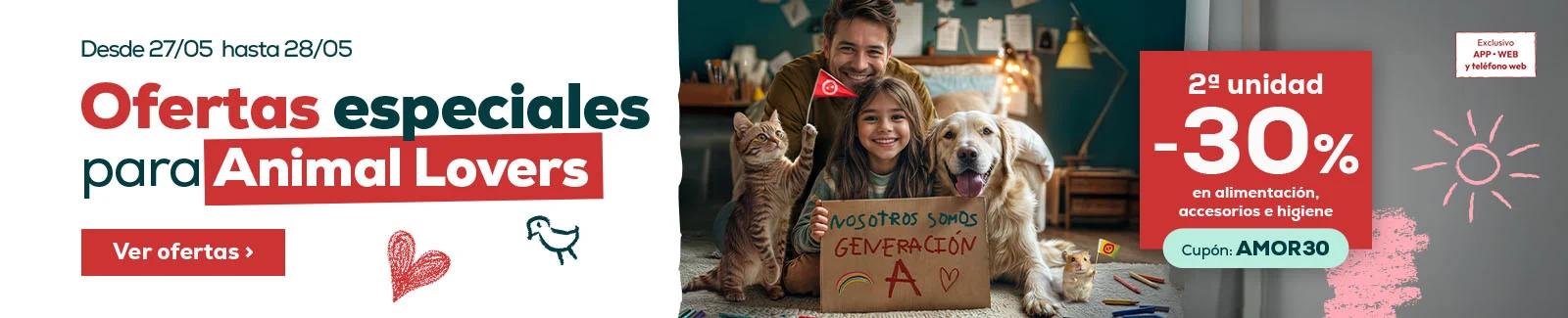 30% descuento en la segunda unidad
