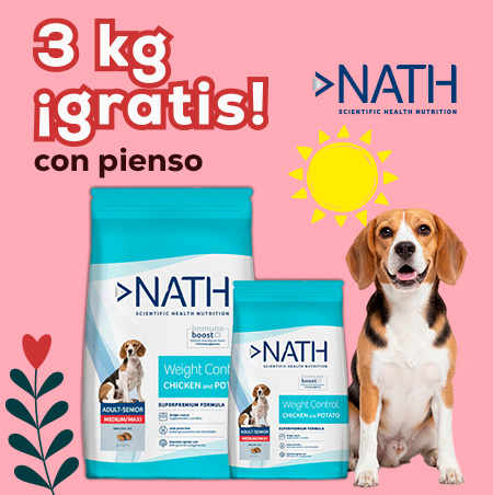 Nath:  3 Kilos gratis con selección de pienso para perro