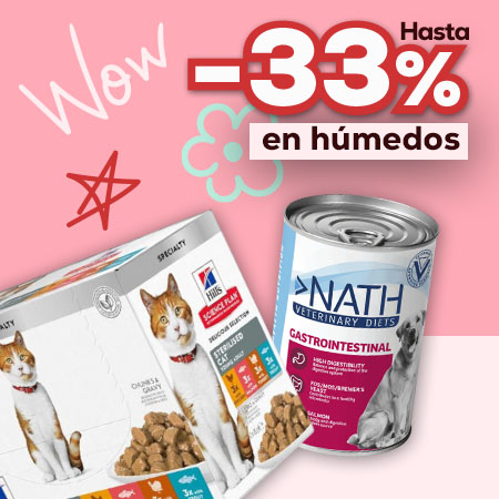 Hasta -33% en selección de comida húmeda