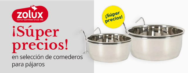 Zolux: Súper precios en selección de accesorio para pájaro