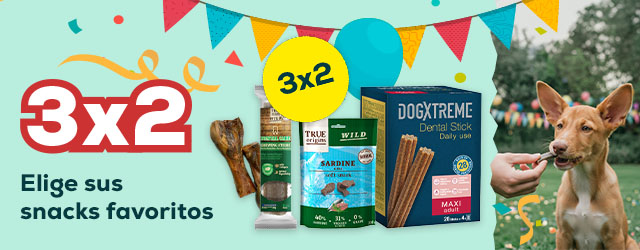 3 x 2 en sus snacks favoritos