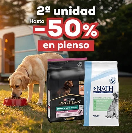 Hasta -50% en la 2ª unidad en selección de pienso para perro