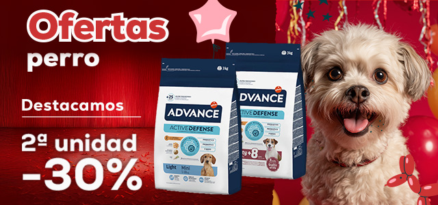 Advance: -30% en la 2ª unidad en selección de pienso para perro