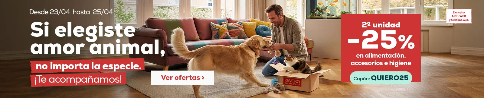 25% descuento en la segunda unidad