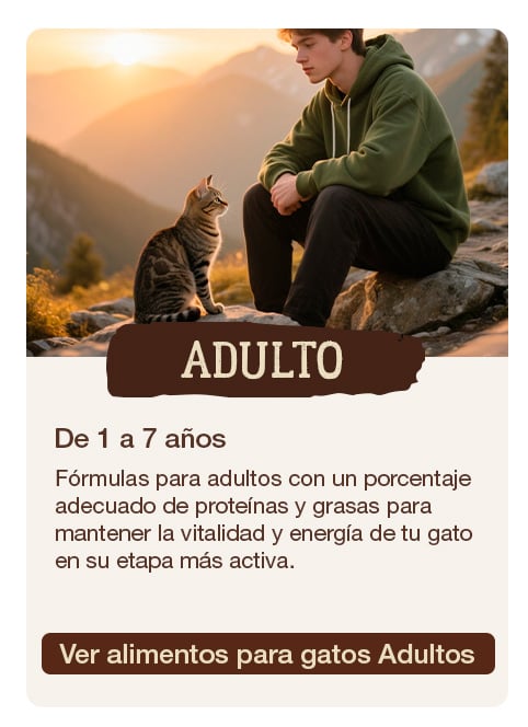 True Origins para gatos adultos. De 1 a 7 años.
