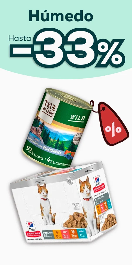 Hasta -33% en selección de húmedos