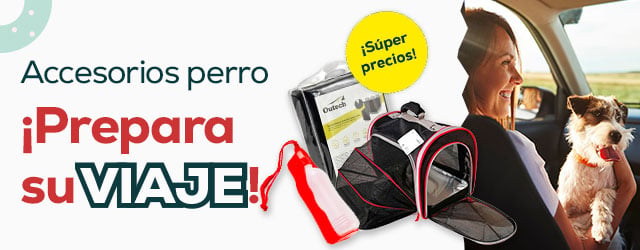 Accesorios para perro ¡prepara su viaje!