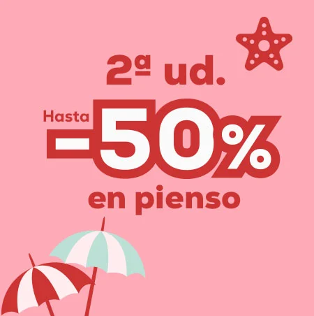 Hasta -50% en la 2ª unidad en selección de pienso