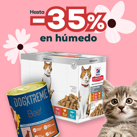 Hasta -35% en selección de húmedo