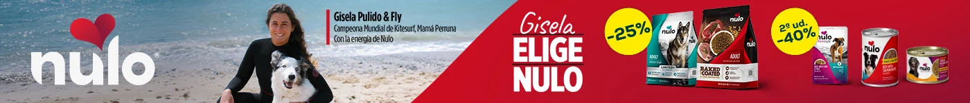 Nulo: -25% en selección de pienso para perro, y -40% en la 2ª unidad en selección de húmedo para perro