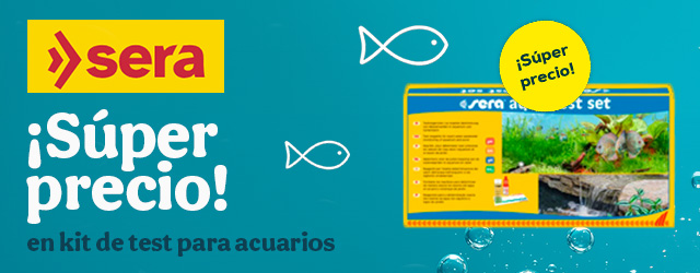 Sera: Súper precio en test de agua para peces