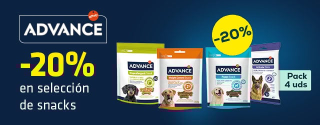 Advance: -20% en selección de snacks para perro