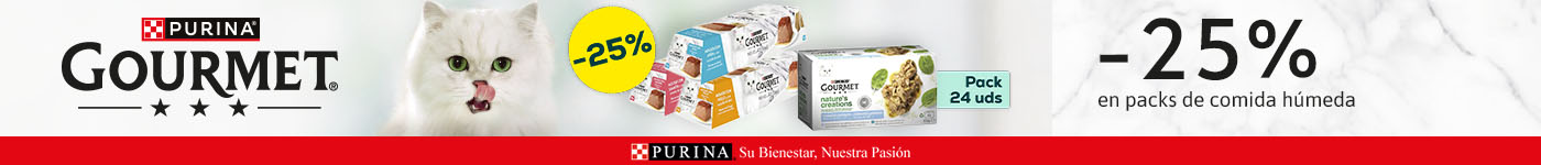 Gourmet: -25% en selección de packs de húmedo 24 uds