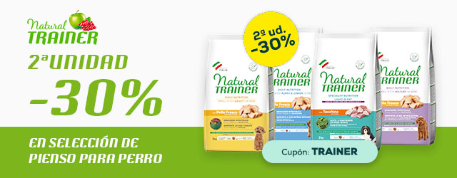 Natural Trainer: -30% en la 2ª unidad en selección de pienso para perro
