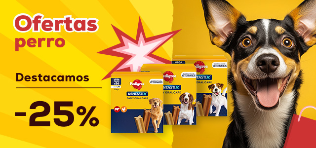 Pedigree: -25% en selección de packs de snacks 56 uds