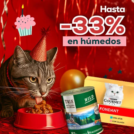 Hasta -33% en selección de comida húmeda