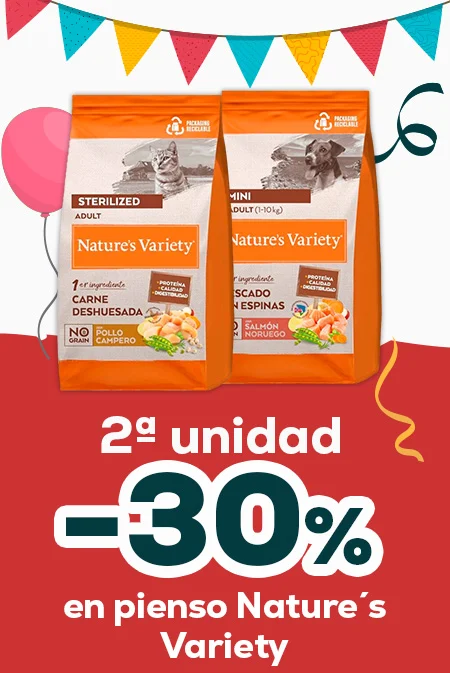Nature's Variety: -30% en la 2ª unidad en selección de pienso 3 kg
