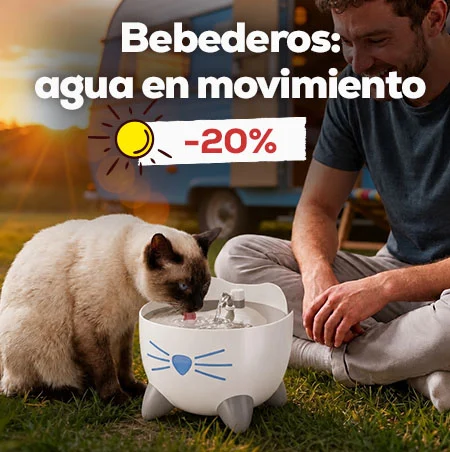 Agua en movimiento: -20% en selección de bebederos