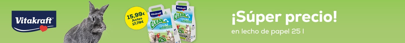 Vitakraft: Súper precio en lecho vegetal para roedores 25 l