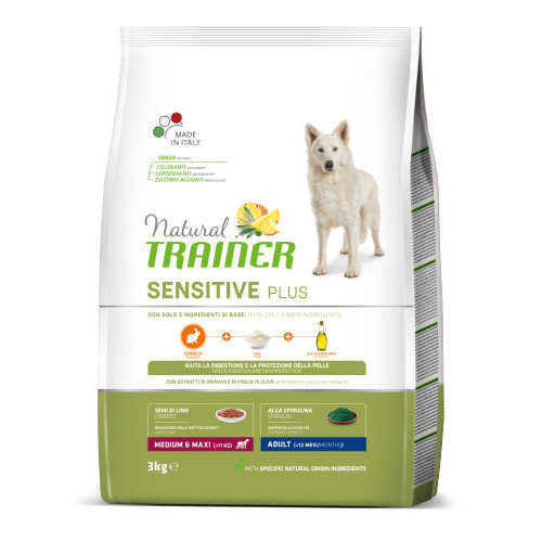 Natural Trainer Sensitive Plus Medium & Maxi pienso para perros