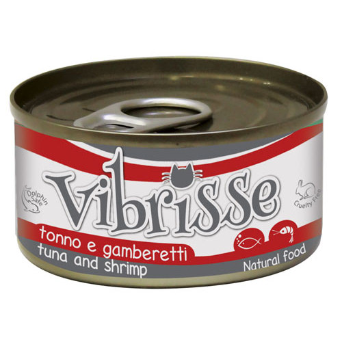 Imagen de Vibrisse Comida Húmeda para Gatos de Atún y Gambas