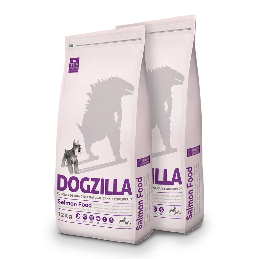 Pienso Dogzilla Salmón PackDuo 12Kg image number null