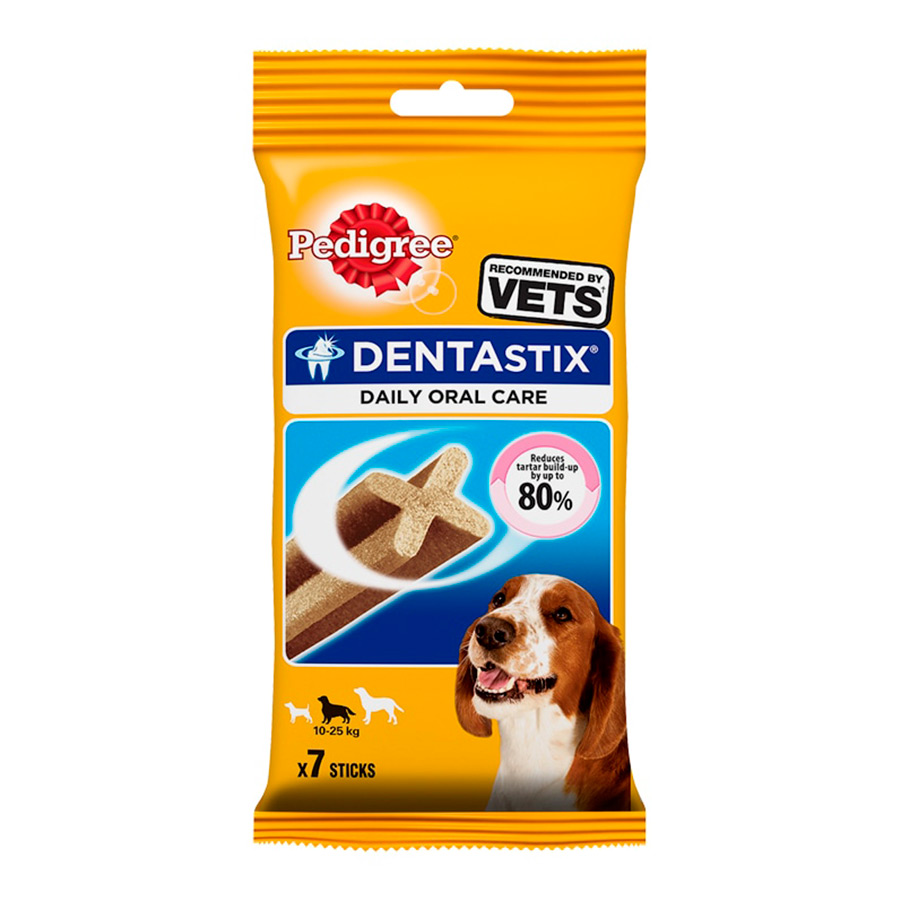 Pedigree Snacks Dentales DentaStix para perros de razas medianas
