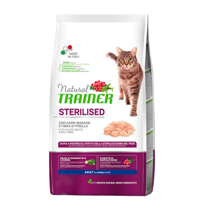 Imagen de Natural Trainer Sterilised pienso para gatos